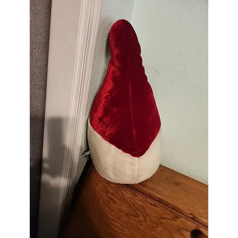 Vintage ITR Festive Christmas Santa Hat Holiday Puffy Throw Pillow Decor‎ 18